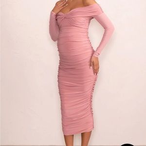 Club L London Blush Maternity Dress